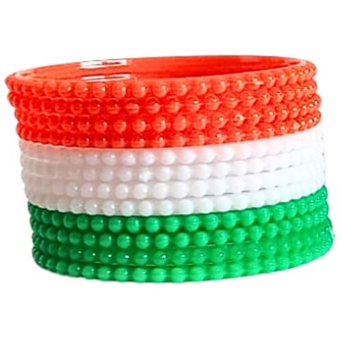 Tricolor Bead Bangles