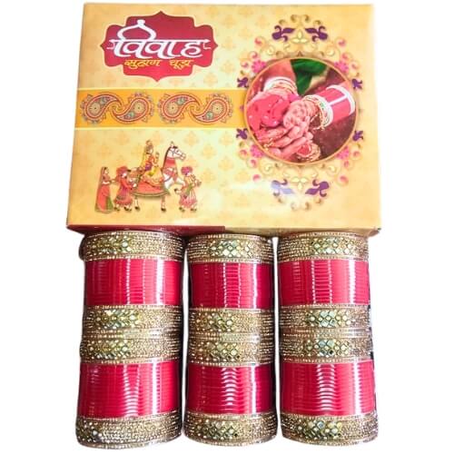 Super Chuda Luxury Red Bridal Chuda