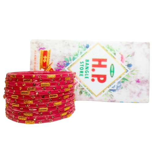 Andolan 12-Piece Glass Bangle Set