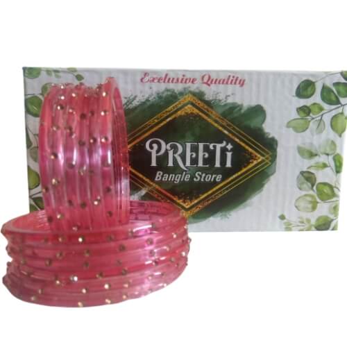 Jasso 12-Piece Scarlet Shine Bangle