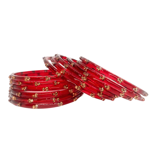 Chandaryan 12-Piece Glass Bangle Set