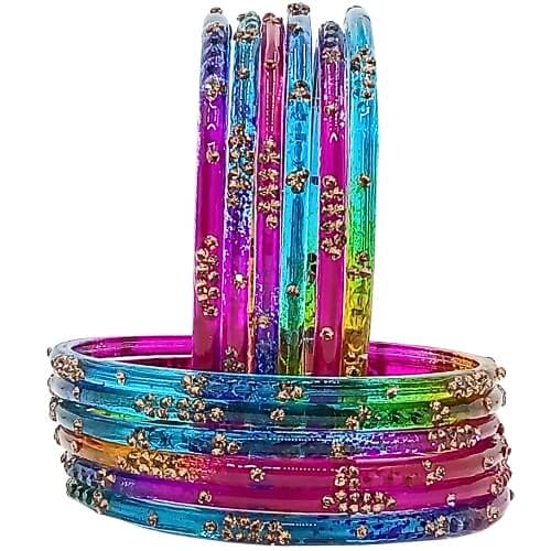 Flower 12-Piece Bangle