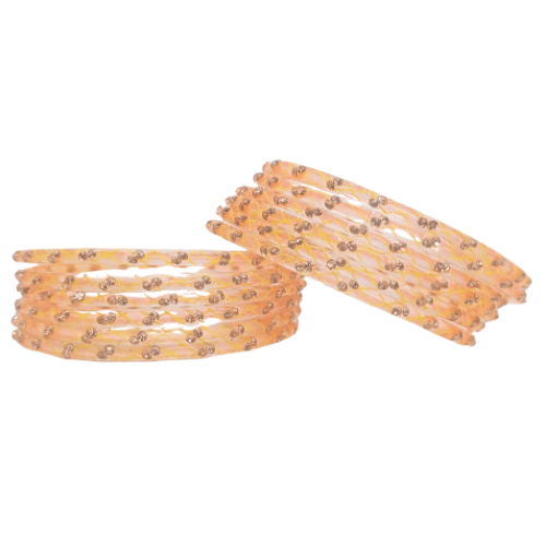 Chandani Graceful 12-Piece Glass Bangle Set