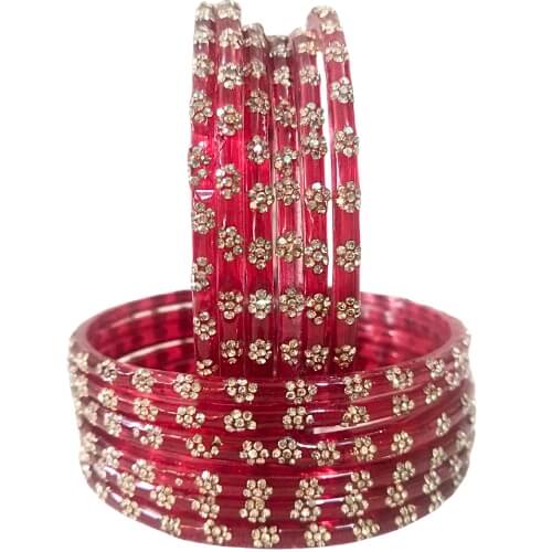 Goodluck Blossom 12-Piece Bangles