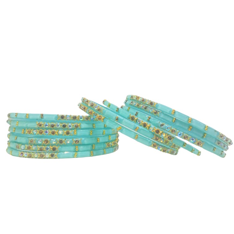 Khilona Glass Bangle set - 12 PCs