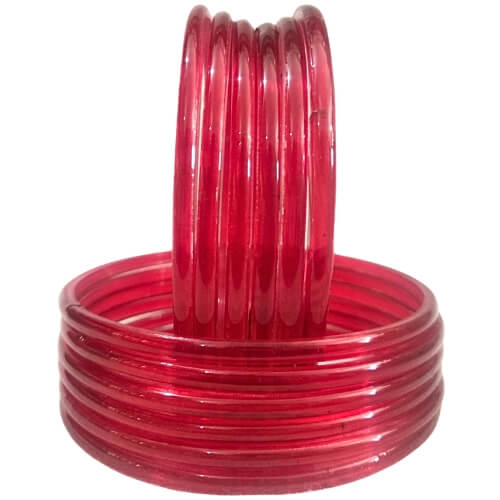 Translucent Stackable 12-Piece Bangles