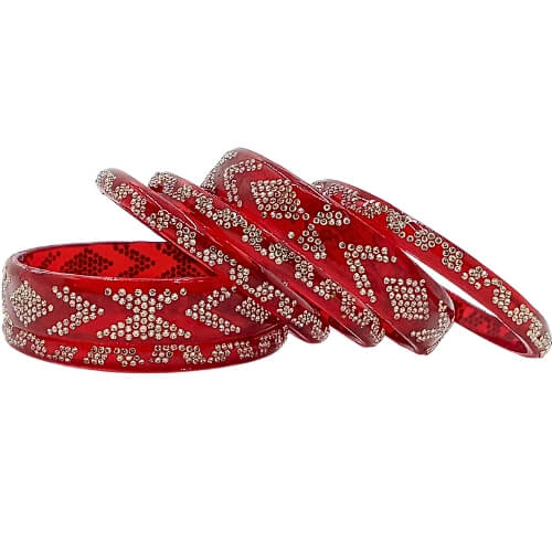Exquisite Rhinestone Detail 3-Piece Bangles