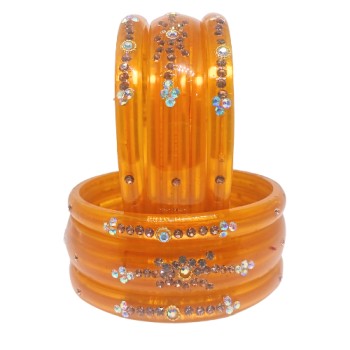 Sabki Pasand Glass Kangan/Chudi set - 3 PCs