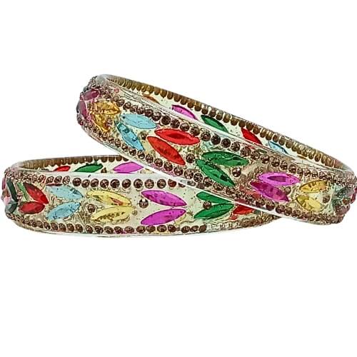 Leafora Stonework 2-Piece Bangle