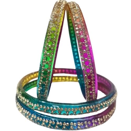 ChromaLine Spark 4-Piece Bangles