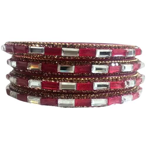 Floating Sparkline 4-Piece Bangles 