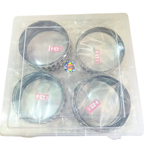 Crimson Shine Designer 4-Piece Bangles