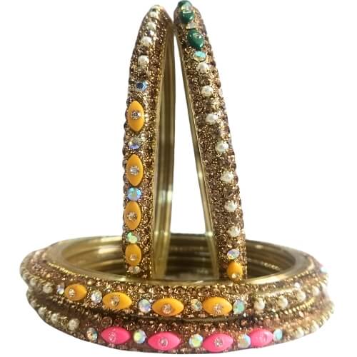 Meher Glint Festive 4-Piece Bangle Collection