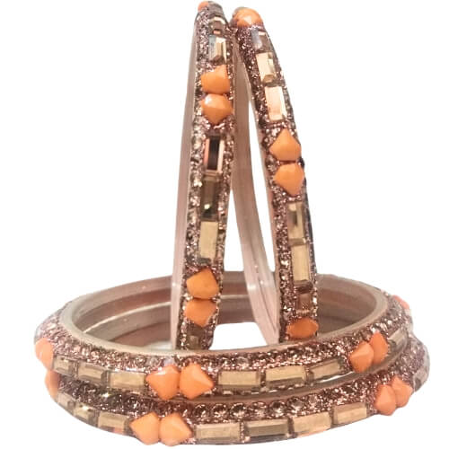 Glamorous Ethnic 4-Piece Bangle Set