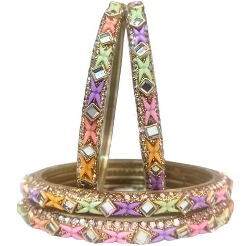 Pastel Glam 4-Piece Bangles