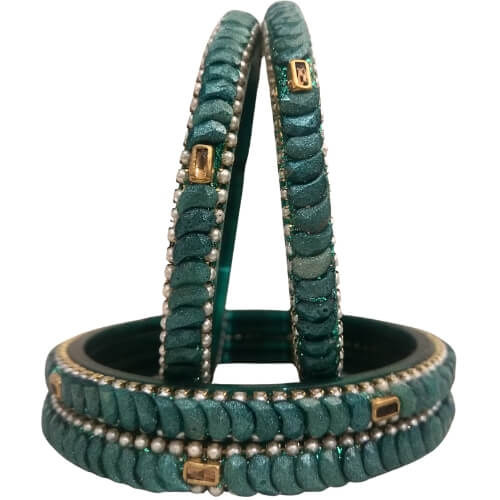 Pebble Line 4-Piece Bangles Set