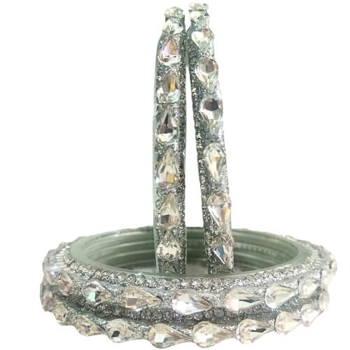 Prism Drop Statement 4-Piece Bangles