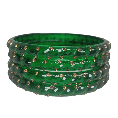 Borosil China Sparkle Wave  Bangle Set
