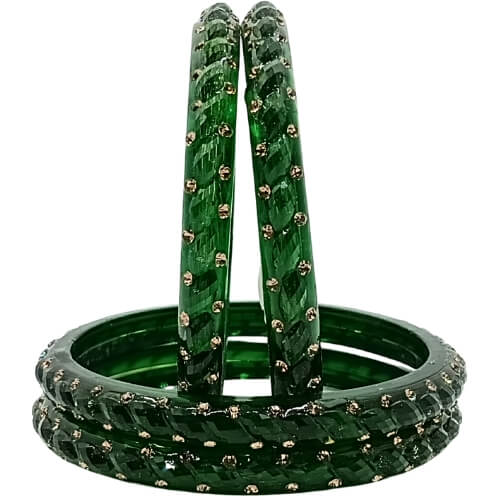 Dhamal Forest Gleam 4-Piece Bangles