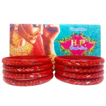 Simran Glass Kangan/Chudi set - 4 PCs