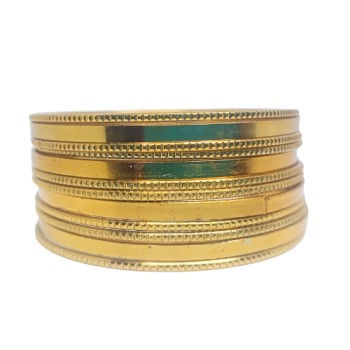 Design 9072 Traditional Patti Look -12 PCs Bangle Set