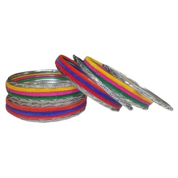 Traditional Antique Multicolored Bangle Set