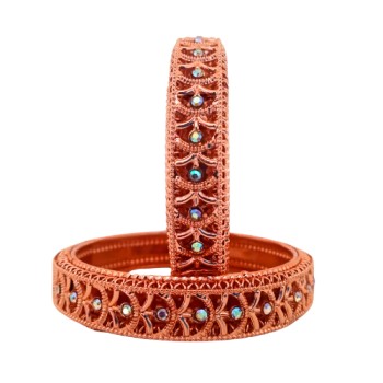 Rose Gold Plated Royal Style Kada Set